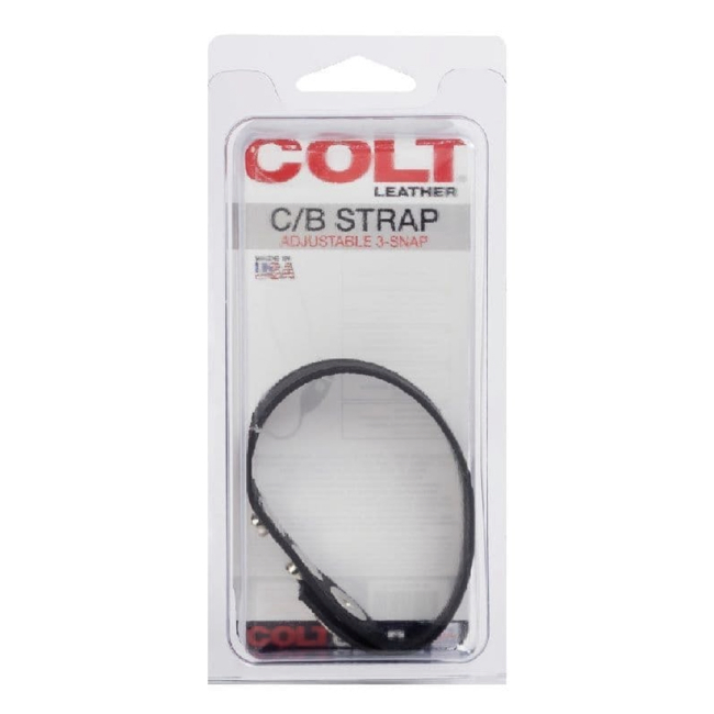 COLT Leather C/B Strap (3-snaps)